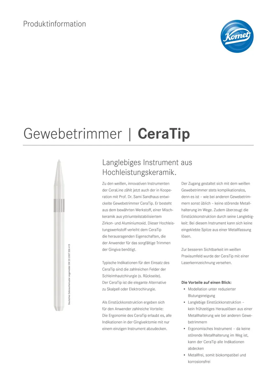 komet-dental-ceracut-ceratip-gewebetrimmer-hochleistungskeramik image 1