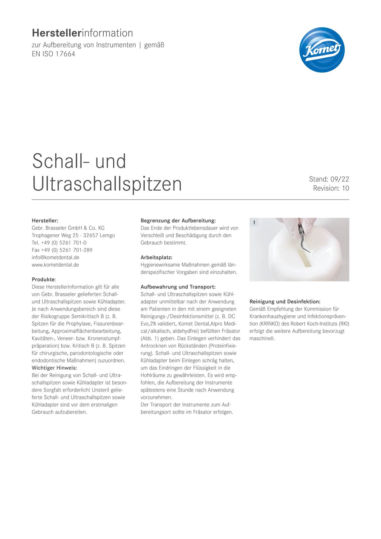 komet-dental-sonicline-schallspitzen-aufbereitungshinweis-iso-17664 image 1