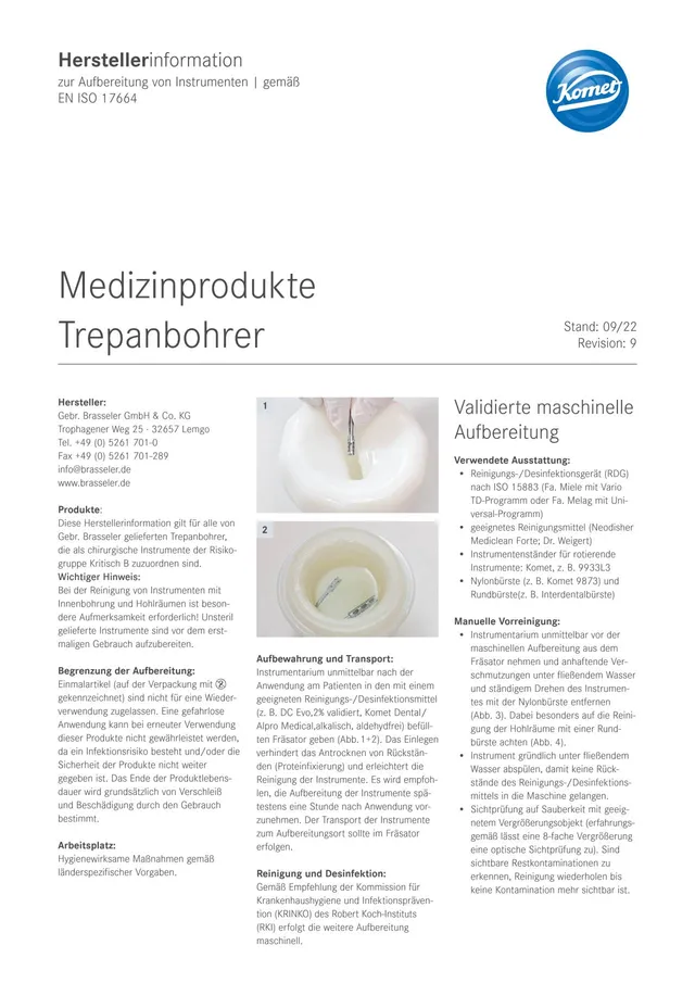 komet-ceradrill-herstellerinformation-trepanbohrer-aufbereitung image 1
