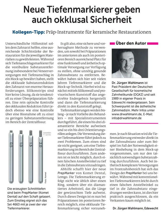 komet-dental-prepmarker-fachbericht-01-2017 image 1