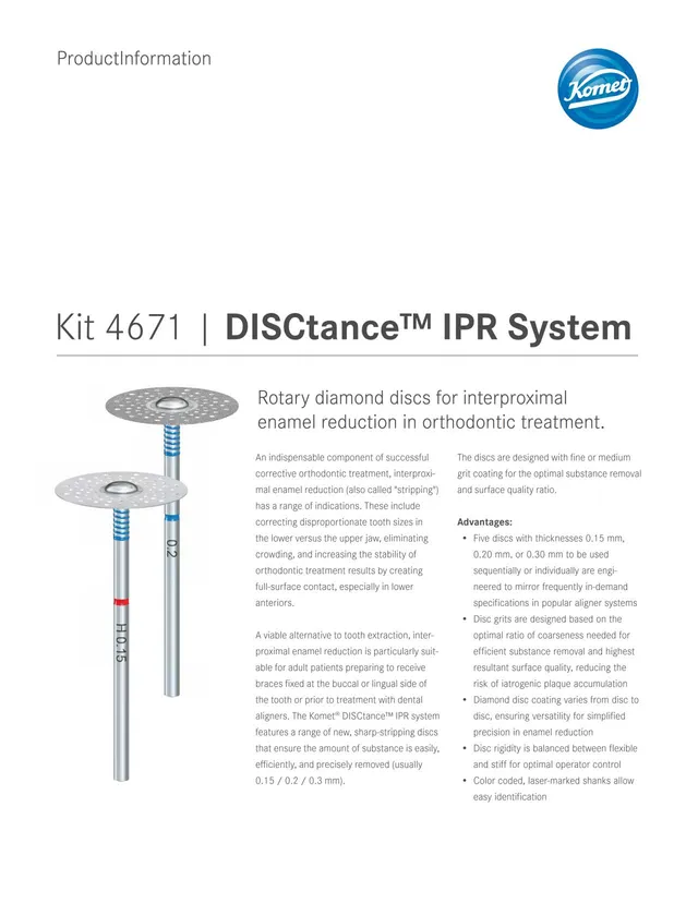 komet-sonicline-kit-4671-disctance-ipr-system-scheiben image 1
