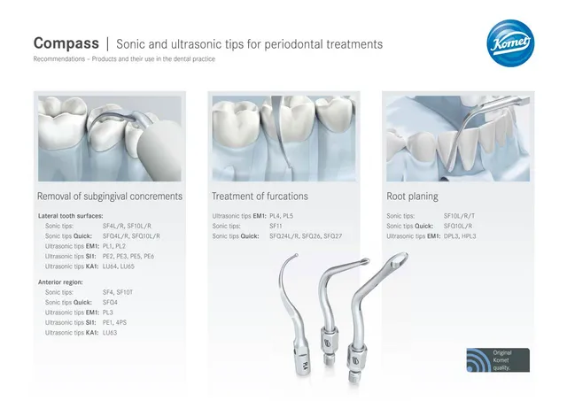komet-dental-sonicline-schallspitze-parodontalbehandlung image 1