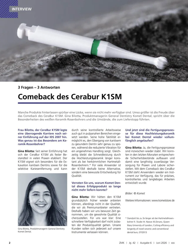 komet-dental-cerabur-k1sm-fachbericht-zmk-06-2026 image 1