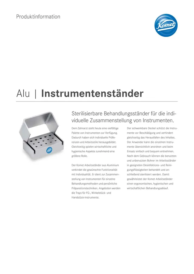 komet-diao-alu-instrumentenst-nder-bohrerst-nder-steril image 1