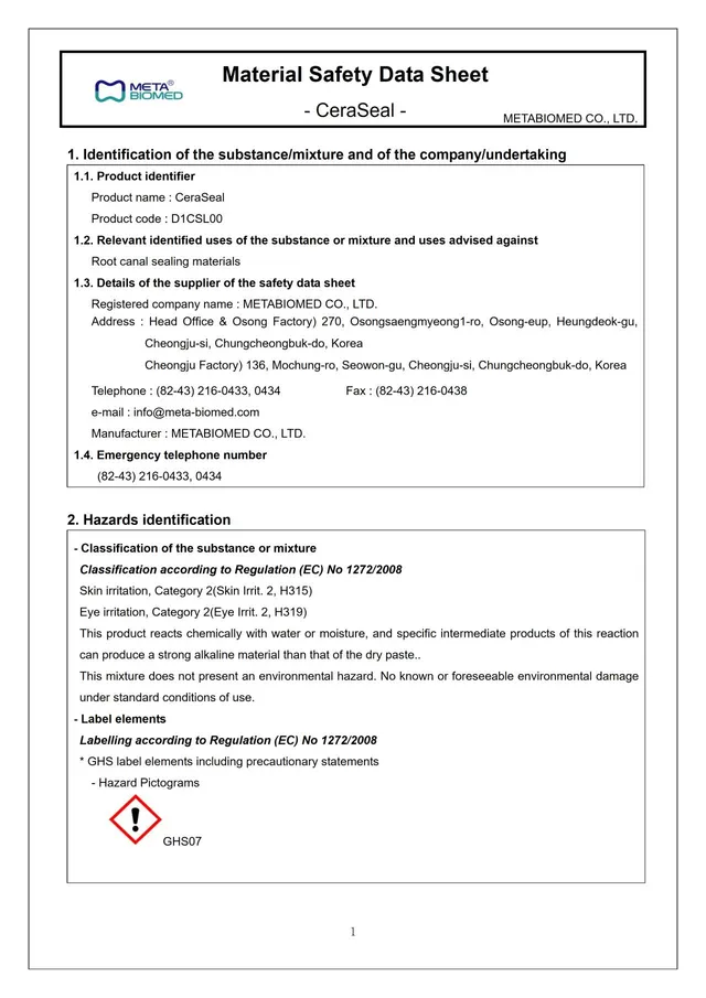 komet-bioseal-ceraseal-sicherheitsdatenblatt-msdb image 1