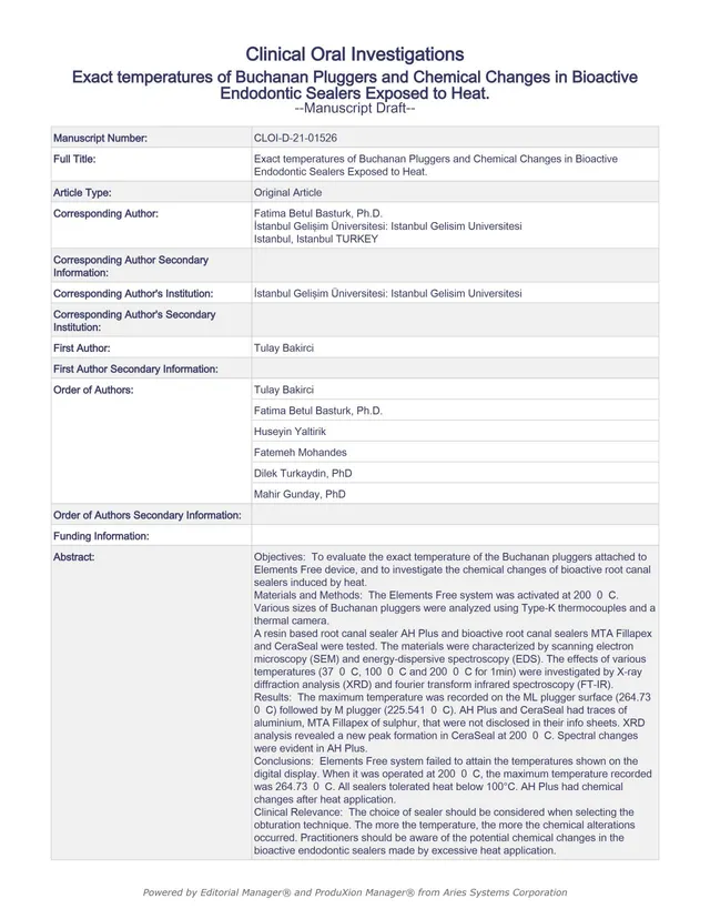 komet-bioseal-biokeramischer-sealer-studie-buchanan-plugger-bakirci image 1