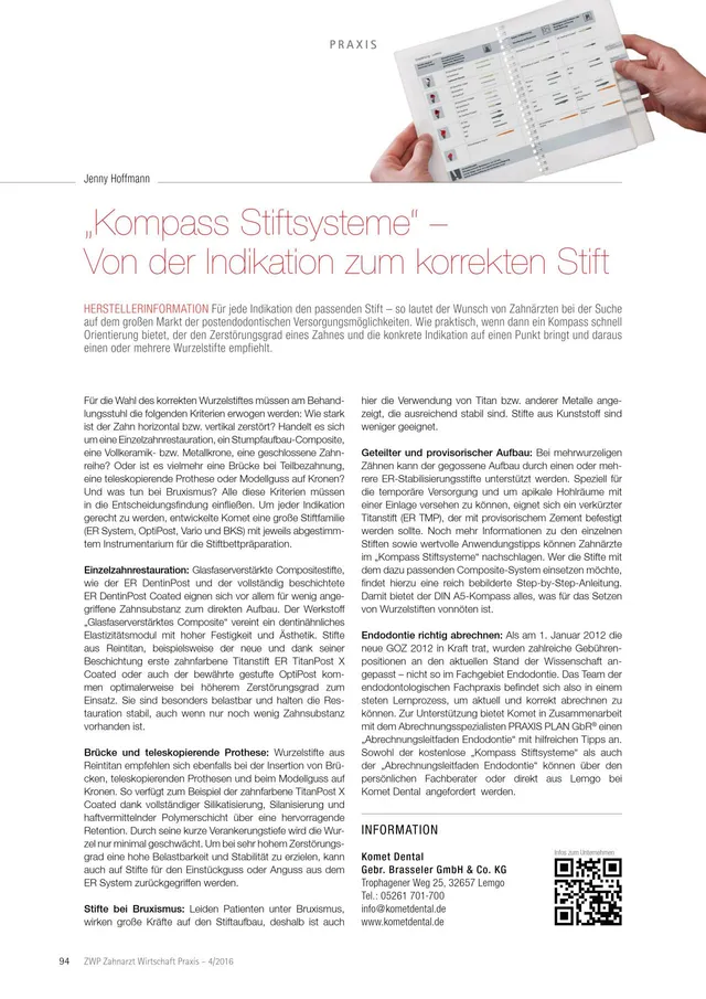 komet-cerapost-kompass-stiftsystem-wurzelstifte-set-glasfaser image 1