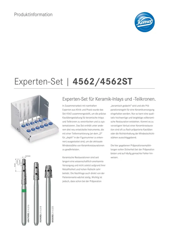 komet-diao-4562-experten-set-keramik-inlays-2-teilig image 1