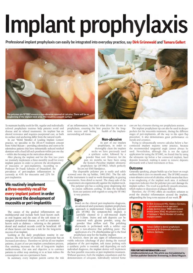 komet-ceradrill-implantat-prophylaxe-fachbericht-dentistry image 1