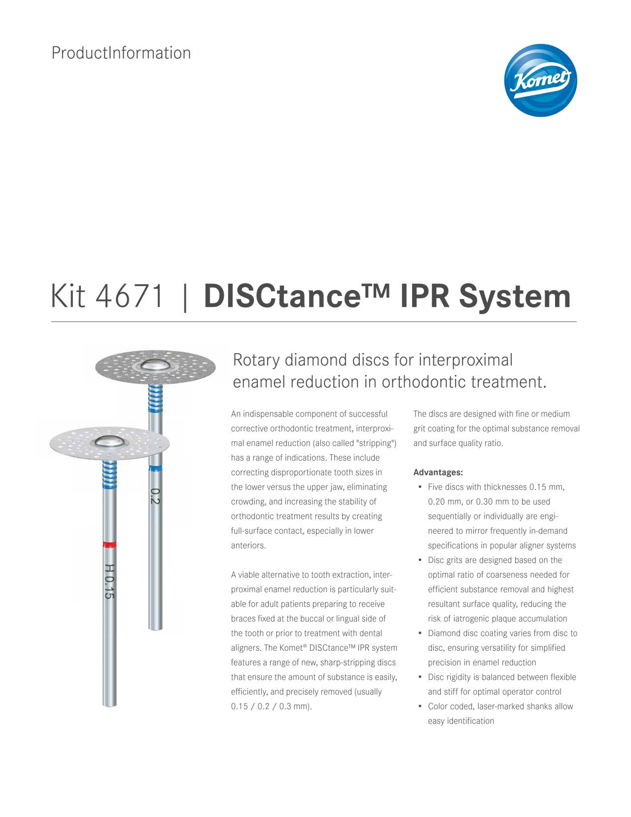 komet-sonicline-kit-4671-disctance-ipr-system-scheiben image 1