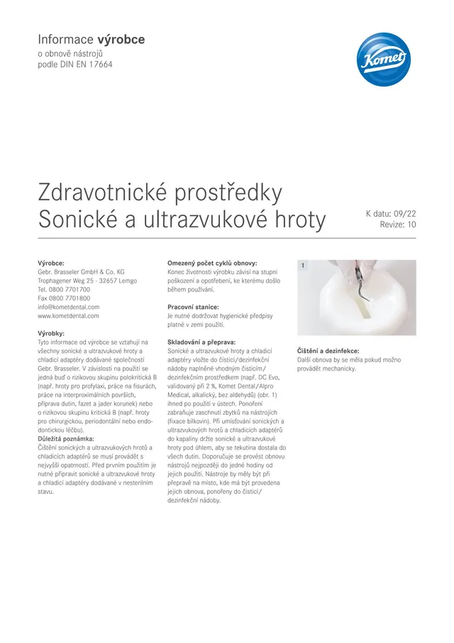 komet-dental-sonicline-cs-herstellerinformation-aufbereitung image 1