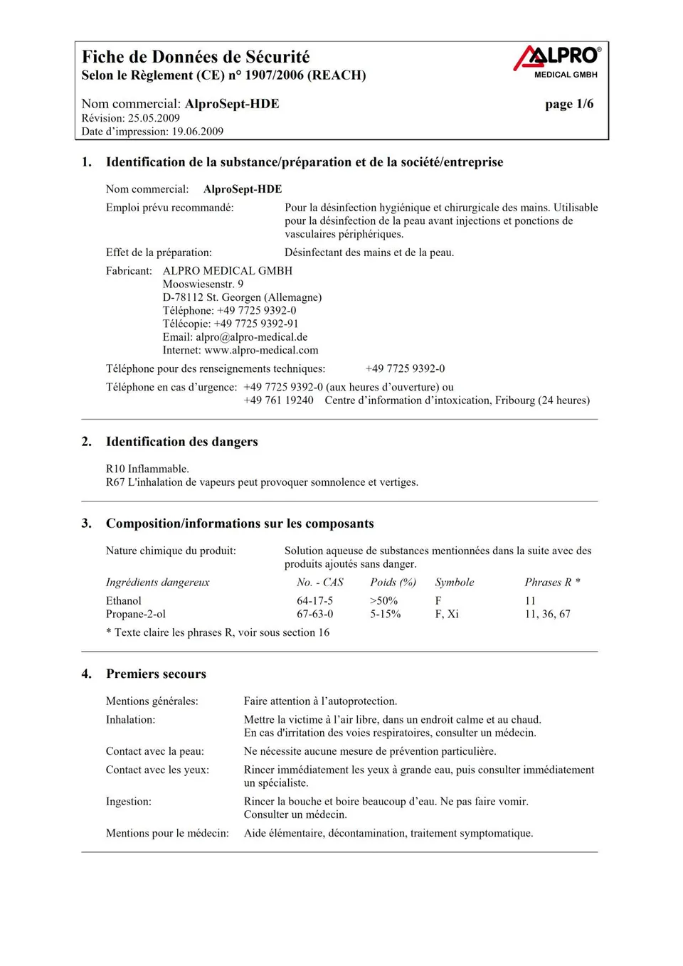 komet-alprosept-hde-sicherheitsdatenblatt-sdb image 1