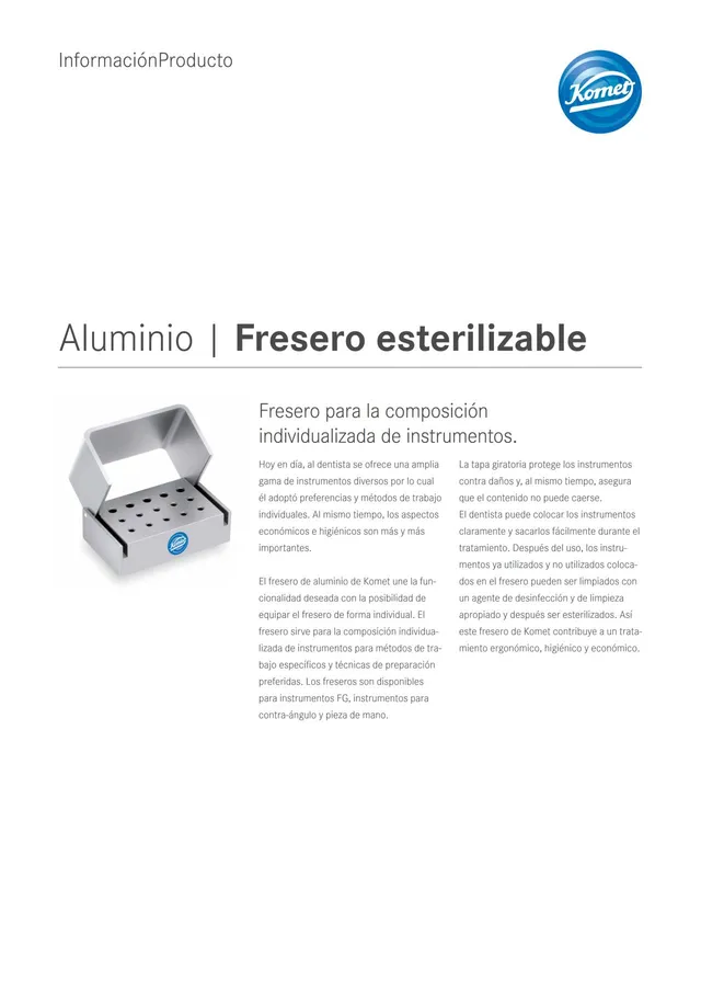 komet-dental-diao-bohrerst-nder-aluminium-sterilisierbar image 1