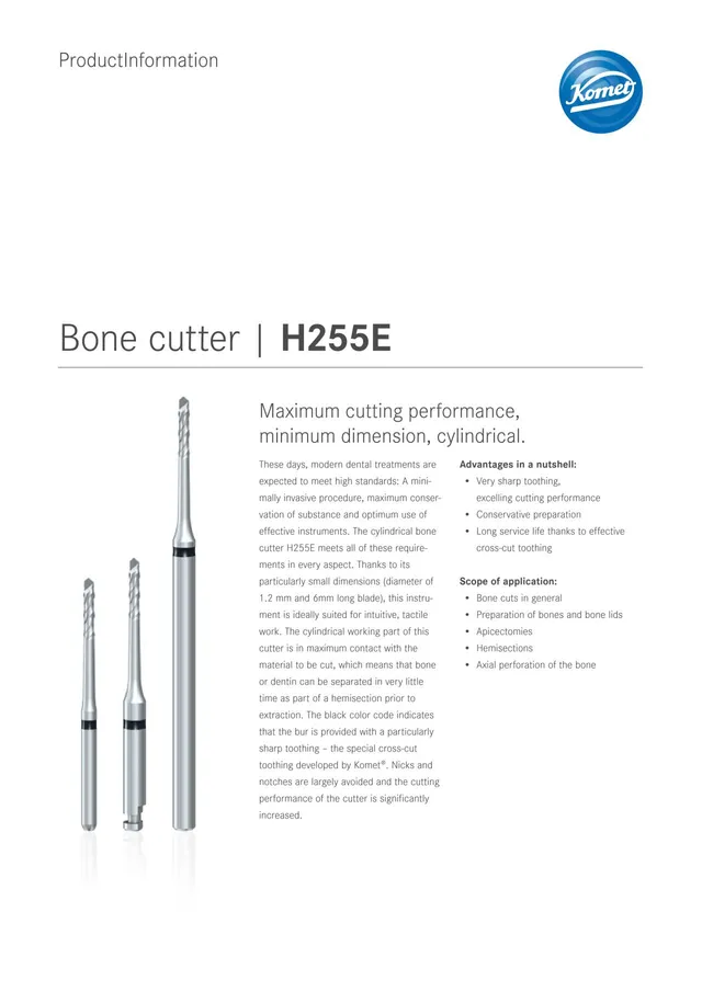 komet-dental-ceradrill-h255e-knochenfr-ser-zylindrisch image 1