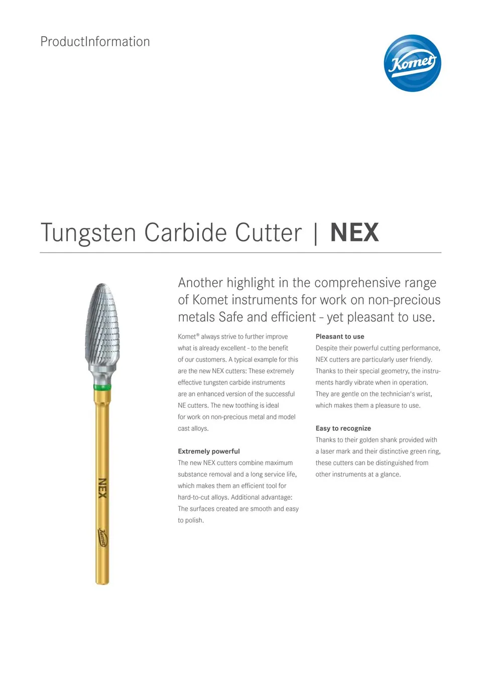 komet-dental-h4mc-nex-hartmetallfr-ser-tungsten-carbide image 1