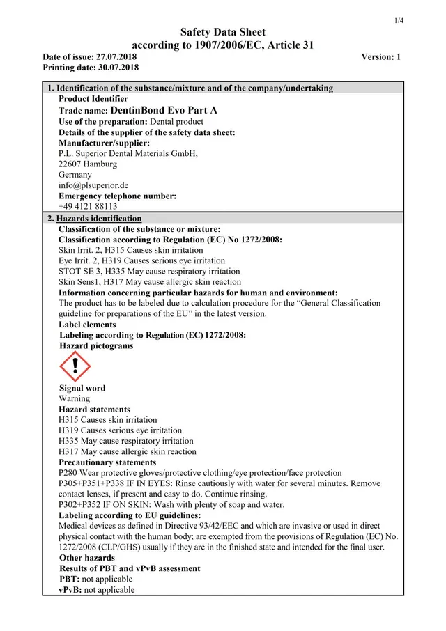 komet-dental-diao-sicherheitsdatenblatt-dentinbond-evo image 1