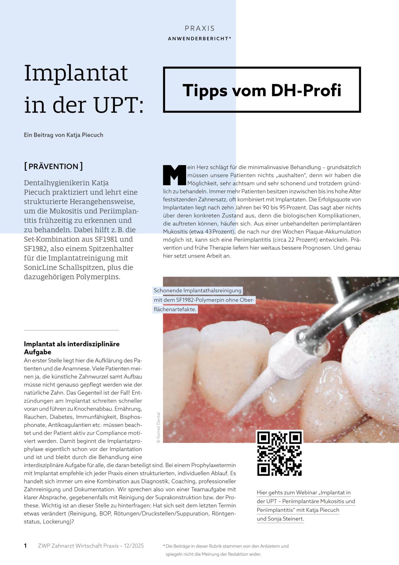 komet-diao-praxisheft-implantat-upt-zwp-12-25-dh-profi image 1