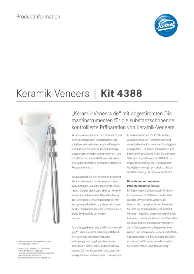 komet-diao-set-4388-diamantbohrer-veneer-pr-paration image 1