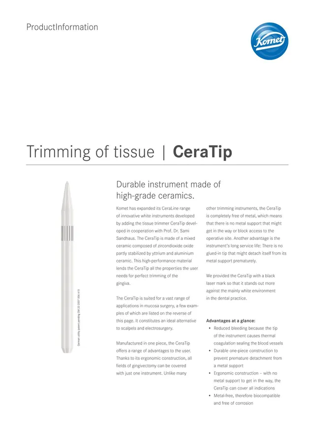 komet-ceracut-ceratip-keramikinstrument-weichgewebe-trimming image 1
