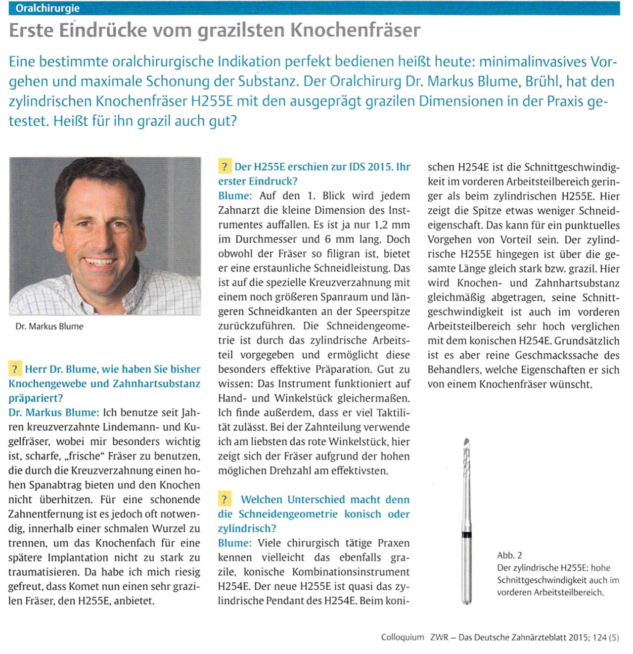 komet-ceradrill-h255e-knochenfr-ser-fachbericht-blume image 1