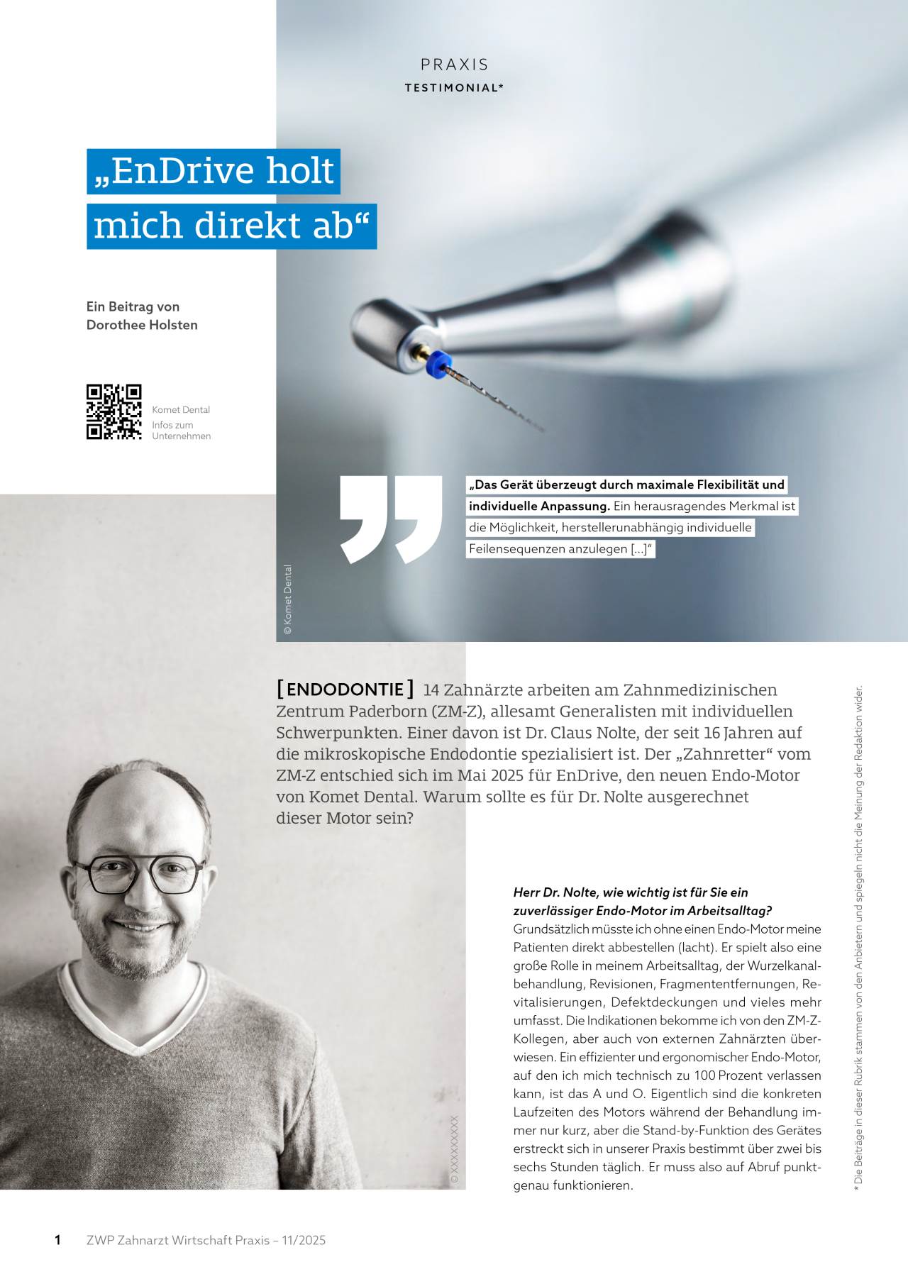 komet-dental-diao-komet-praxis-2025-11-fachbericht-endrive-nolte image 1