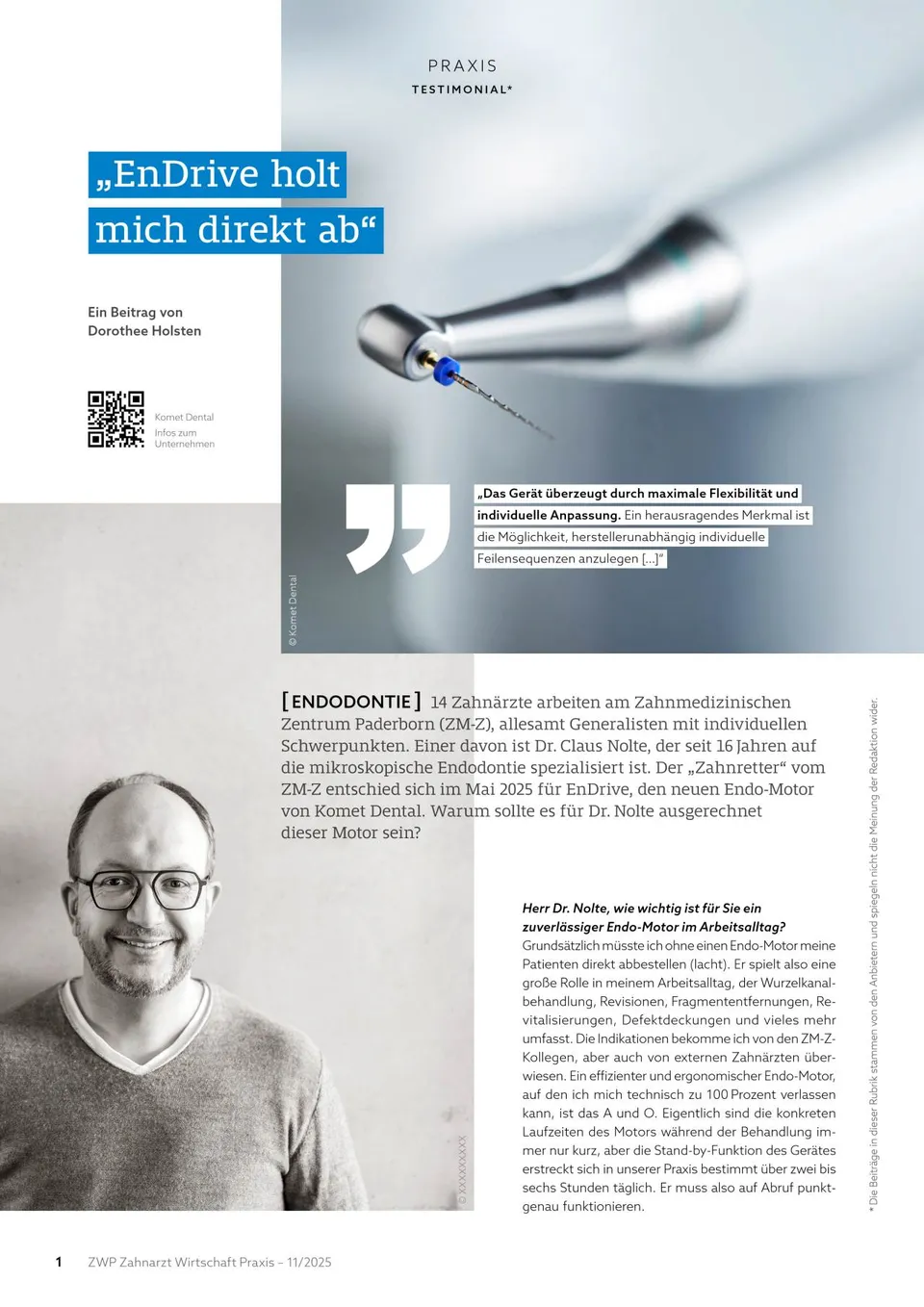 komet-dental-diao-komet-praxis-2025-11-fachbericht-endrive-nolte image 1