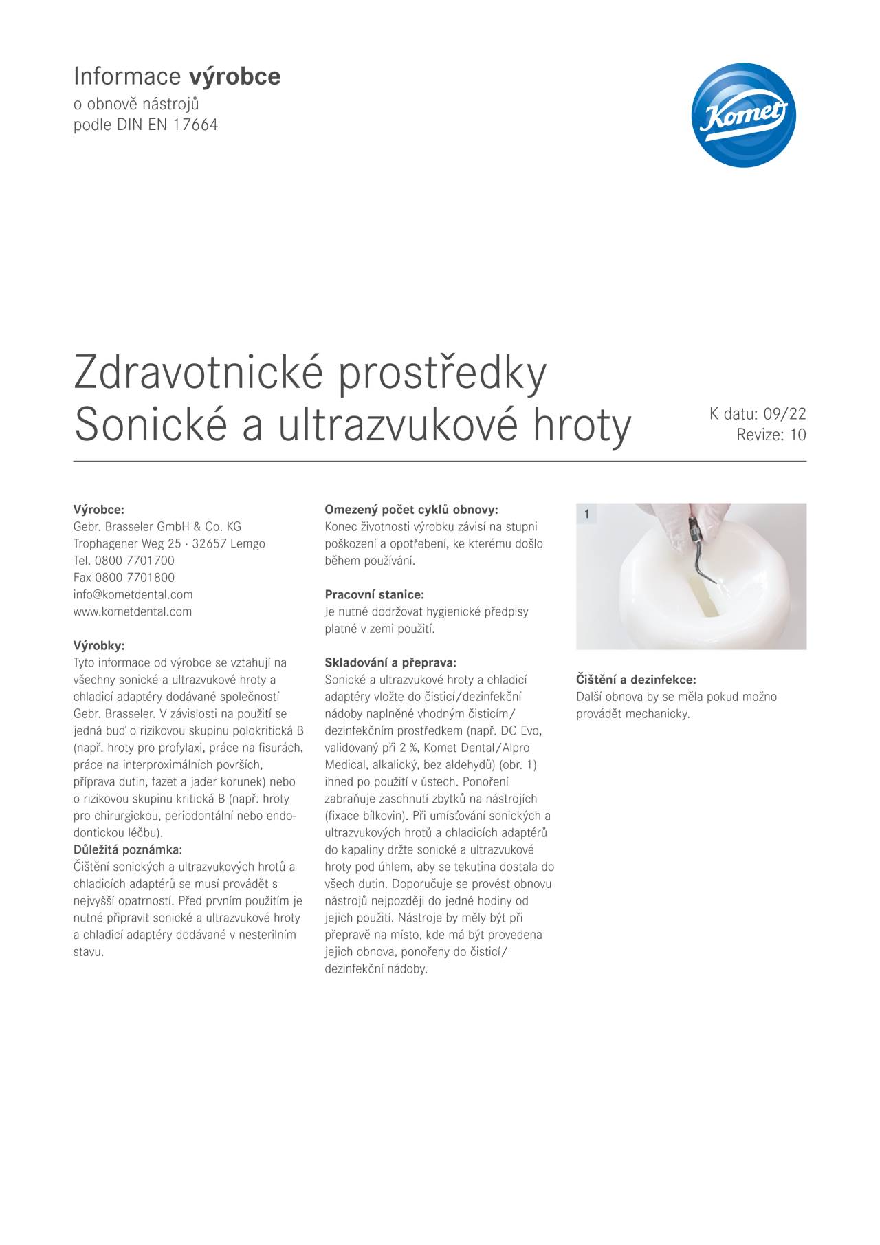 komet-dental-sonicline-cs-herstellerinformation-aufbereitung image 1