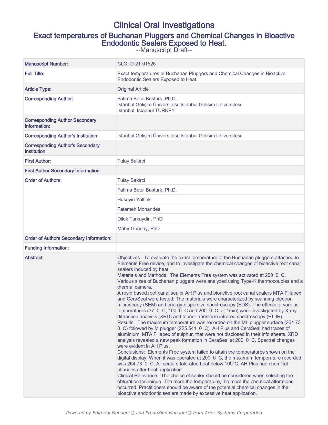 komet-bioseal-biokeramischer-sealer-studie-buchanan-plugger-bakirci image 1
