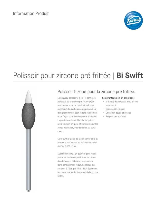 komet-dental-diao-bi-swift-polierer-zirkon-pr-gesintert image 1