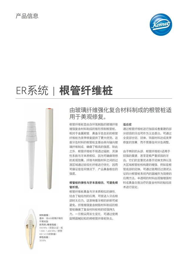 komet-dental-cerapost-wurzelstift-glasfaser-sthetisch image 1