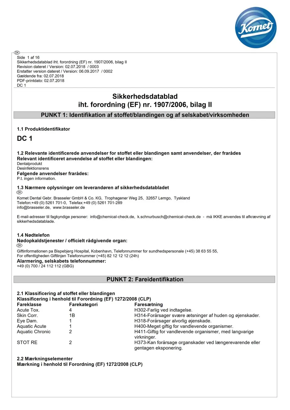 komet-dental-dc1-sicherheitsdatenblatt-reinigung-desinfektion image 1