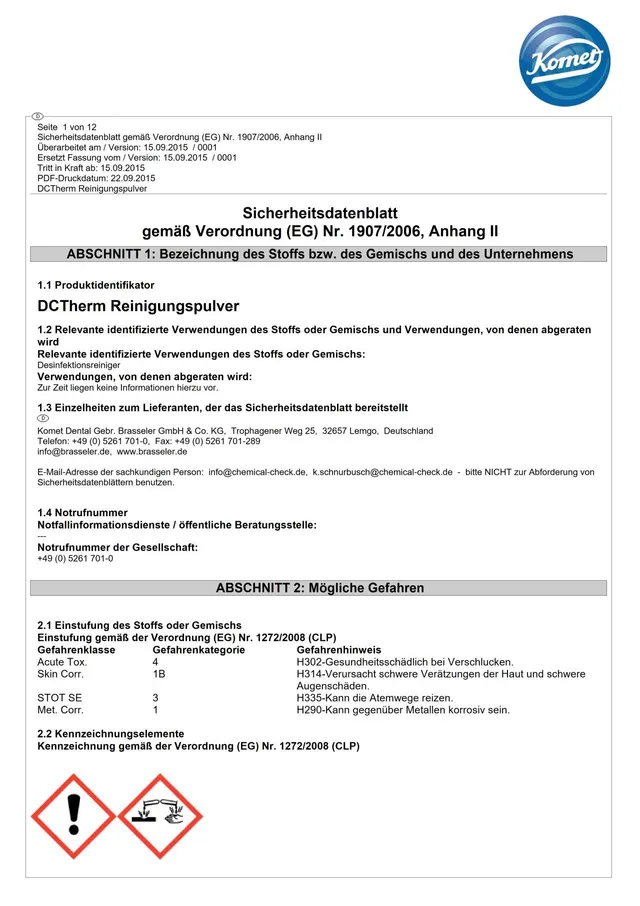 komet-diao-dctherm-reinigungspulver-sicherheitsdatenblatt-pdf image 1