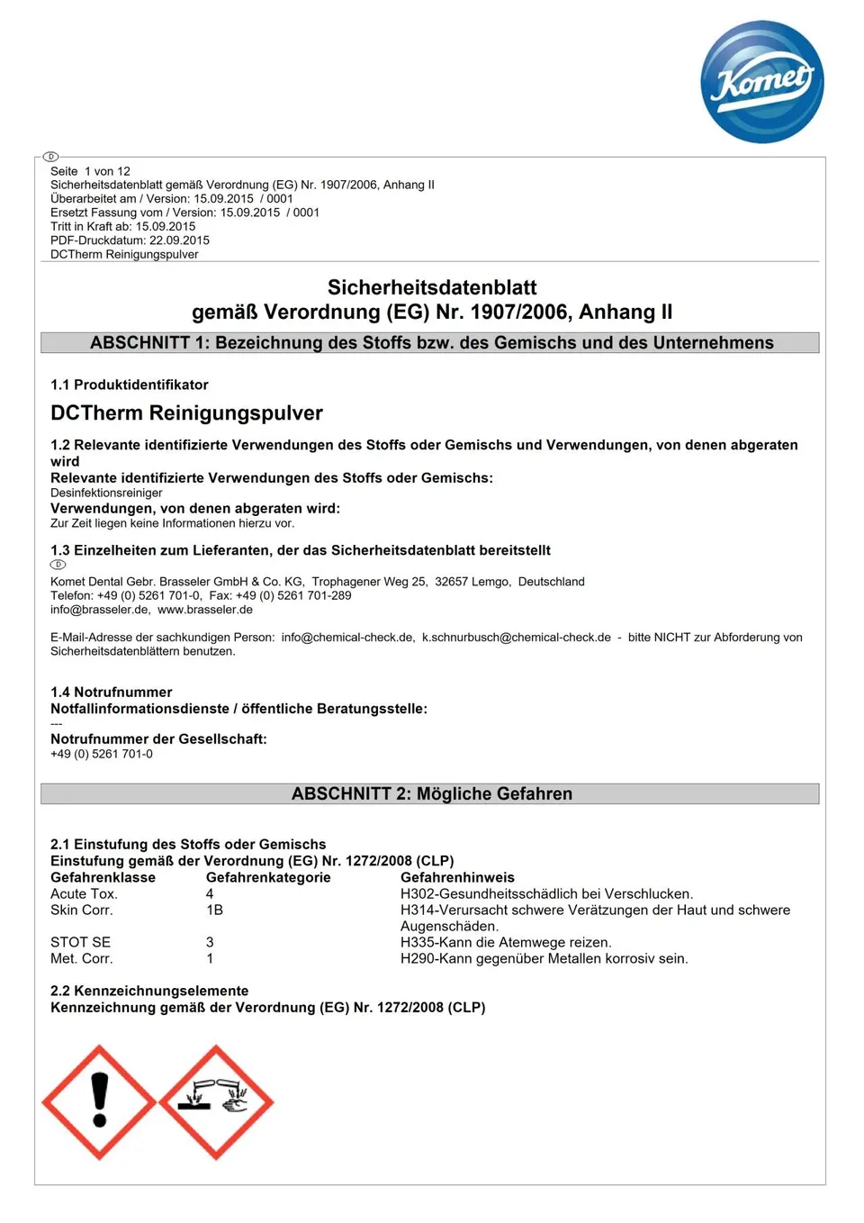 komet-diao-dctherm-reinigungspulver-sicherheitsdatenblatt-pdf image 1
